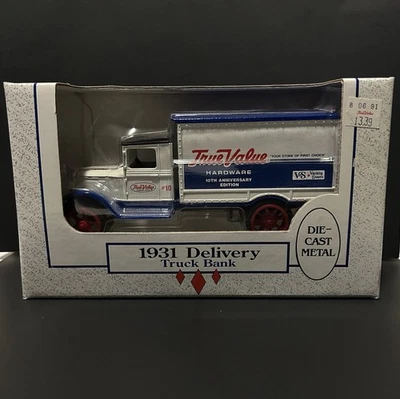 Vintage 1991 ERTL 1931 True Value Delivery Truck 1:34 Scale Die Cast Bank NEW - Image 1 of 4