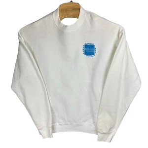 Sudadera de Viaje Vintage American Express Tampa Bay XL Fruit Of The Loom Blanca - Imagen 1 de 8