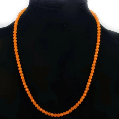 Collar con cuentas de piedras preciosas múltiples 4 mm redondo liso jade cuarzo cristal amatista Foto 1 de 4