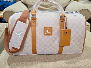 Nike Air Jordan Monogram Duffle Bag 25L NWT Carry On Weekender Gym Bag - Picture 1 of 10