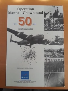 Operation Manna/Chowhound  promo cardboard presentation sheet  12 x 9 - Picture 1 of 1