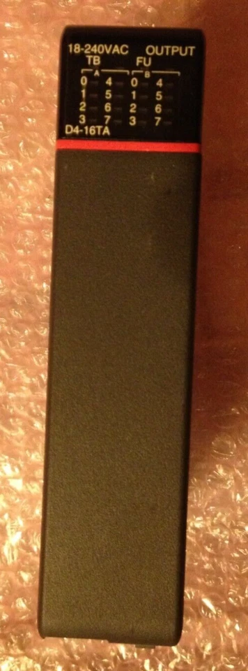 AUTOMATIONDIRECT D4-16TA 18-240VAC OUTPUT PLC MODULE USED - Image 1 of 1