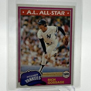 1981 Topps Rich Gossage Baseball Card #460 NM-Mint FREE SHIPPING