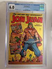 Jon Juan #1  1950 - CGC 6.0 Jerry Seigel Story Unique/Hard To Find