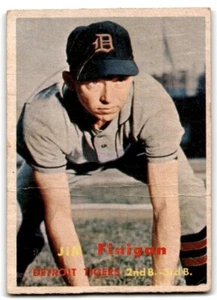 1957 Topps Jim Finigan Detroit Tigers #248 - Picture 1 of 2