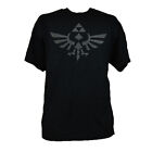 T-shirt authentique de jeu Nintendo The Legend of Zelda Skyward Sword Logo noir