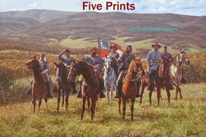 Bradley Schmehl - RECONNAISSANCE AT MCDOWELL - 5 Prints - S/N Civil War - Picture 1 of 1
