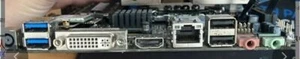 OEM I/ O Shield For backplate ASRock H81TM-ITX Motherboard Backplate IO - Bild 1 von 1