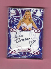 2017 BENCHWARMER IRINA VORONINA DOODLE AUTO CARD #4/4 NRMT-MT