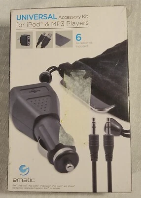 Kit de accesorios universales para reproductores de iPod y MP3 ipad, ipod Nano, ipod Shuffle,... Foto 1 de 2