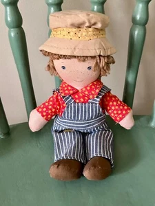 Vintage Holly Hobbie Robby Hobby Knickerbocker 9” Rag Doll American Greetings - Picture 1 of 5