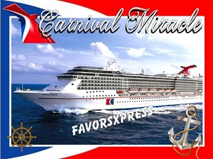 FOTO-MAGNET KARNEVALSWUNDER KREUZFAHRTSCHIFF 4 X 3 ZOLL - Bild 1 von 1