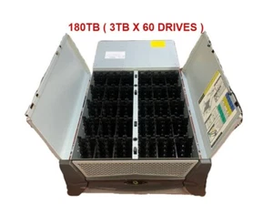 NEWISYS JBOD Storage System 180TB- 3TBX60 BAY BSP-2 NDS4600-CS-2 3.5" SAS/... - Picture 1 of 6