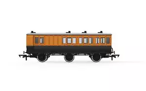 Hornby R40293 OO Gauge LSWR, 6 Wheel Coach, 3rd Class, 648 - Era 2 - Picture 1 of 2