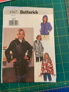 Butterick Uncut Girls Jacket Sewing Pattern Size 7-8-10 - Picture 1 of 2