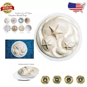 Elegant Biodegradable Starfish Water Urn for Ashes - Eco-Friendly Memorial - Picture 1 of 7