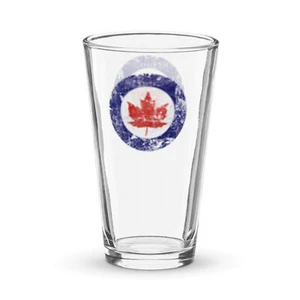 Canadian Airforce Roundel Shaker pint glass - Imagen 1 de 4
