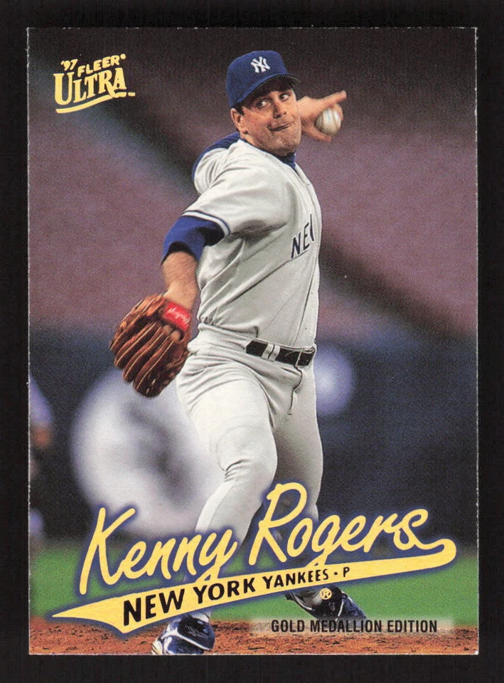 1997 Ultra Gold Medallion #G105 Kenny Rogers New York Yankees - Image 1 of 2