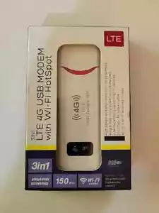 3in1 LTE 4G USB MODEM with WiFi HotSpot 150Mbps Plug And Play - Picture 1 of 2