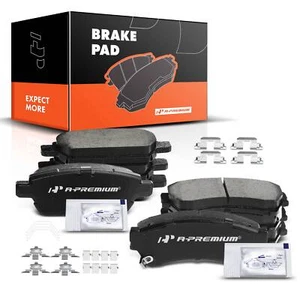 Front &Rear Ceramic Brake Pads for Ford Fusion 06-12 Lincoln MKZ Mazda 6 Mercury - Picture 1 of 8