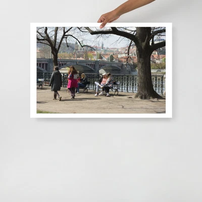 Prague Photographic Print Poster City Life - Image 1 of 4