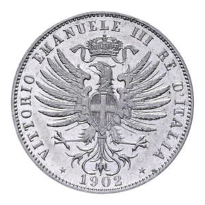 25 CENT. 1902 AQUILA SABAUDA RARA VITT. EMANUELE III - Picture 1 of 2