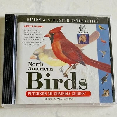 NORTH AMERICAN BIRDS CD-Rom Peterson Multimedia Guides - Image 1 of 2