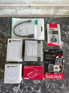 Kit Raspberry Pi 5 8GB + Boitier Game5pi + Carte SD 64 / 256 GB + Alim + Souris - Photo 1/8