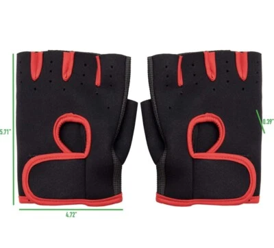 Half Finger Workout Gloves,Body Building, Fitness,Exercise,Sports Gym 2XL - Imagem 1 de 4