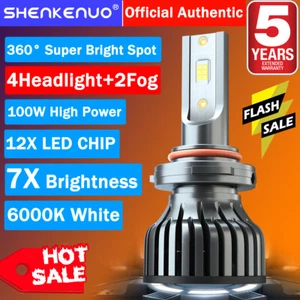 For Nissan Maxima 2009-2014 6X LED Headlight Hi/Lo + Fog Light Bulb Combo Kit F8 - Bild 1 von 13