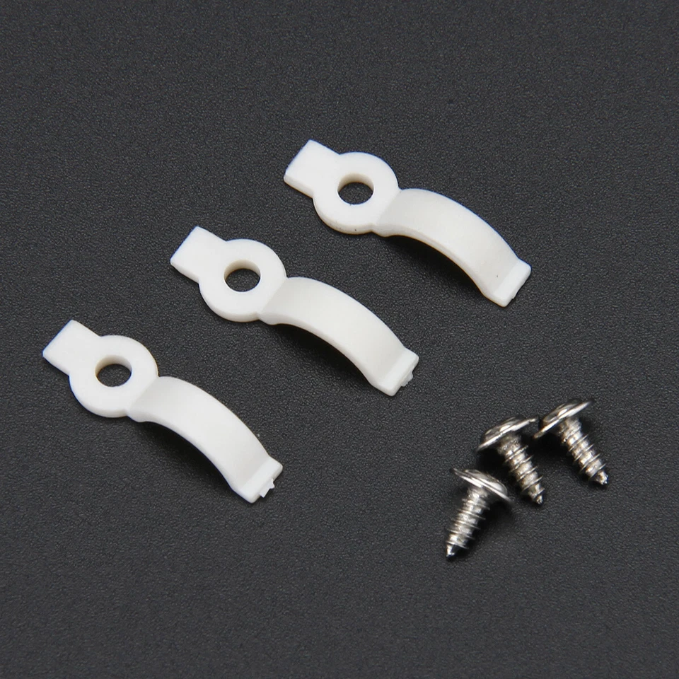 LED Strip Mounting Brackets Fixing Clips for 10mm Waterproof Strip Light 50 PCS - Image 1 of 4