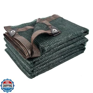 Xlimin 40% 10 X 20 FT Green Shade Cloth, Outdoor Woven Sun Shade with Grommet - Picture 1 of 5