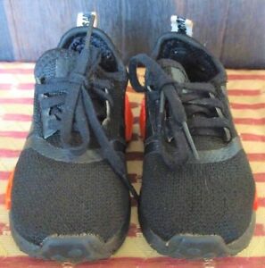 Adidas Baby Sneakers. Size 5K, Slip On, Black ,Very Clean, Great Condition