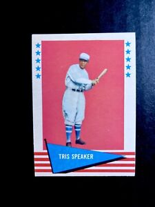 Tris Speaker Boston Red Sox 1961 Fleer Baseball Greats #79