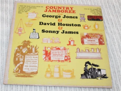 Country Jamboree – George Jones, David Houston, Sonny James – Vinyl LP – 1965 - Image 1 of 4