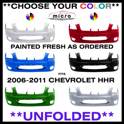 NEW FRONT BUMPER FOR 2006-2011 CHEVY HHR PAINTED *CHOOSE YOUR COLOR* GM1000776 Foto 1 de 4