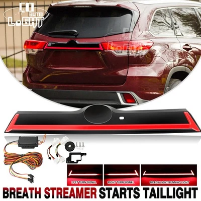 Luz de freno trasera LED ahumada para maletero Toyota Highlander 2014-2019 con agujero x1 Foto 1 de 4