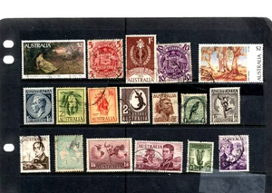 AUSTRALIA OLD HIGHER VALUES USED 1 PHOTO LOT 10V - Picture 1 of 1