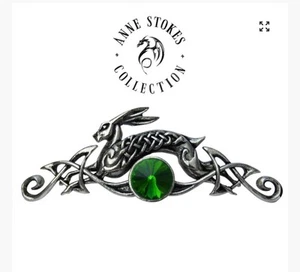 TIARA Rabbit Vines Green Crystal Anne Stokes Briar Hengeband Headband Diadem  - Picture 1 of 16