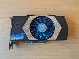 HIS AMD Radeon HD 7850 2GB IceQ X Graphics Card - Drivers for Win XP to Win10 - Picture 1 of 5