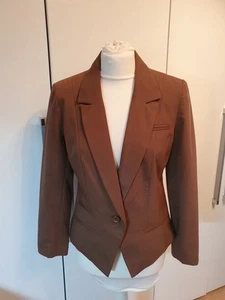 Brauner Taillierter Damen C&A Business Blazer Gr. 40 & Hose Gr. 38 / Kurze Größe - Bild 1 von 12