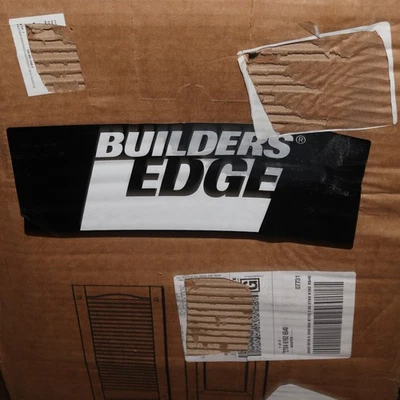 Builders Edge Raised Panel Shutters Pair  #036 Classic Blue 15" x 31" - Image 1 of 4