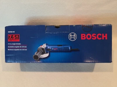 Bosch 7,5 amperios 4-1/2 pulgadas Amoladora angular GWS8-45 LEER Foto 1 de 4