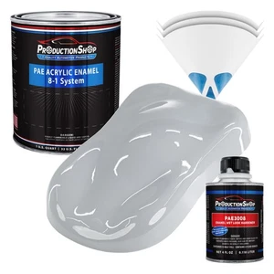 ProductionShop High Gloss Light Gray Acrylic Enamel Quart Kit, Auto Paint - Picture 1 of 1