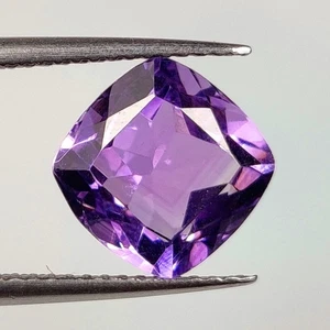 3.15 Natural African Amethyst Top Luster Cushion Cut - 8093 - Picture 1 of 2