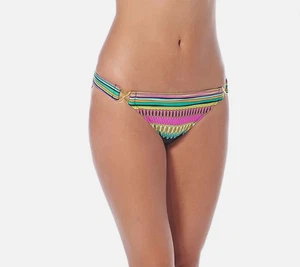 Neuf avec étiquette - Bas de bain multi bikini noir géométrique Trink Turk PLUMAS taille 12 - Photo 1 sur 7