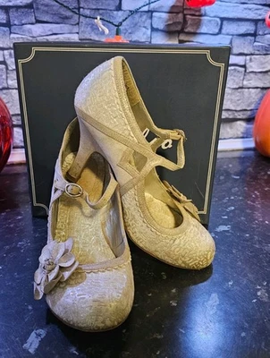 Ladies Cream Ruby Shoo Heels Size 6 - Image 1 of 4