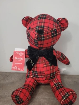 Martha Stewart 泰迪熊毛绒枕头 — 第 1/4 张图片