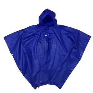 Nike Blue Wet Weather Pocket Poncho One Size Fits Most S1 - Picture 1 of 10