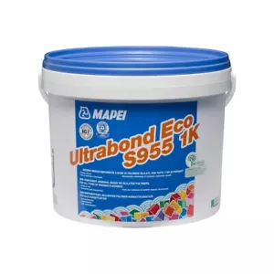 Mapei Ultrabond Eco S955 1K Wood Adhesive 15kg Tub with Spreading Trowel - Picture 1 of 3